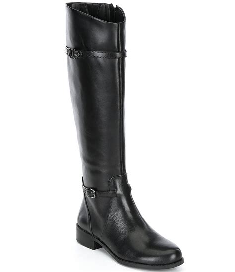 dillards womens black boots|More.